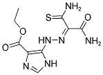 ETHYL 5-{(2Z)-2-[2-AMINO-1-(AMINOCARBONOTHIOYL)-2-OXOETHYLIDENE]HYDRAZINO}-1H-IMIDAZOLE-4-CARBOXYLATE Struktur