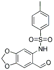 N-(6-FORMYL-BENZO[1,3]DIOXOL-5-YL)-4-METHYL-BENZENESULFONAMIDE Struktur