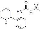 (2-PIPERIDIN-2-YL-PHENYL)-CARBAMIC ACID TERT-BUTYL ESTER Struktur