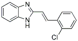 2-[(E)-2-(2-CHLOROPHENYL)ETHENYL]-1H-BENZIMIDAZOLE Struktur