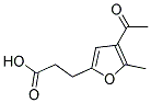 3-(4-ACETYL-5-METHYL-2-FURYL)PROPANOIC ACID Struktur