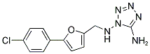 N1-((5-(4-CHLOROPHENYL)-2-FURYL)METHYL)-1H-TETRAZOLE-1,5-DIAMINE Struktur