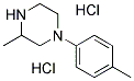 3-METHYL-1-(4-METHYLPHENYL)PIPERAZINE DIHYDROCHLORIDE Struktur