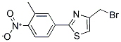 4-BROMOMETHYL-2-(3-METHYL-4-NITRO-PHENYL)-THIAZOLE Struktur