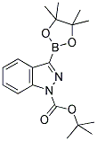 1-TERT-BUTYLOXYCARBONYL-3-(4,4,5,5-TETRAMETHYL-1,3,2-DIOXABOROLANE)-INDAZOLE Struktur