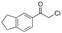 2-CHLORO-1-(2,3-DIHYDRO-1H-INDEN-5-YL)ETHANONE Struktur