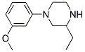 3-ETHYL-1-(3-METHOXYPHENYL)PIPERAZINE Struktur