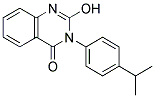 2-HYDROXY-3-(4-ISOPROPYLPHENYL)QUINAZOLIN-4(3H)-ONE Struktur