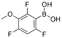 3-METHOXY-2,4,6-TRIFLUOROPHENYLBORONIC ACID Struktur