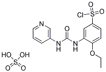 4-ETHOXY-3-(3-PYRIDIN-3-YL-UREIDO)-BENZENESULFONYL CHLORIDE HYDROGEN SULFATE Struktur