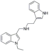 N-[(1-ETHYL-1H-INDOL-3-YL)METHYL]-N-[2-(1H-INDOL-3-YL)ETHYL]AMINE Struktur