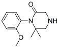 1-(2-METHOXYPHENYL)-6,6-DIMETHYLPIPERAZIN-2-ONE Struktur