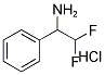 2,2-DIFLUORO-1-PHENYL-ETHYLAMINE HCL Struktur