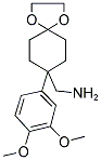 C-[8-(3,4-DIMETHOXY-PHENYL)-1,4-DIOXA-SPIRO[4.5]DEC-8-YL]-METHYLAMINE Struktur