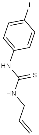 N-ALLYL-N'-(4-IODOPHENYL)THIOUREA Struktur