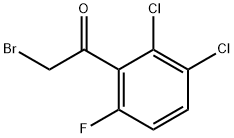 2,3-DICHLORO-6-FLUOROPHENACYL BROMIDE Struktur