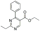 ETHYL-2-ETHYL-4-PHENYL-5-PYRIMIDINE CARBOXYLATE Struktur