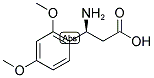 (S)-3-AMINO-3-(2,4-DIMETHOXY-PHENYL)-PROPIONIC ACID Struktur