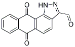 6,11-DIOXO-6,11-DIHYDRO-1H-NAPHTHO[2,3-G]INDAZOLE-3-CARBALDEHYDE Struktur