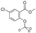 METHYL 5-CHLORO-2-METHOXY-D3-BENZOATE Struktur