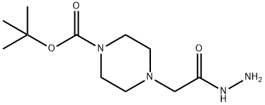 1-BOC-4-HYDRAZINOCARBONYLMETHYL PIPERAZINE Struktur