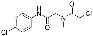 2-CHLORO-N-[2-[(4-CHLOROPHENYL)AMINO]-2-OXOETHYL]-N-METHYLACETAMIDE Struktur