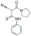 2-CYANO-3-OXO-N-PHENYL-3-PYRROLIDIN-1-YLPROPANETHIOAMIDE Struktur