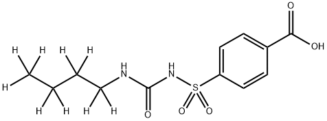 CARBOXYTOLBUTAMIDE-D9 (BUTYL-D9) Struktur