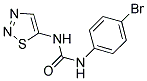 N-(4-BROMOPHENYL)-N'-1,2,3-THIADIAZOL-5-YLUREA Struktur