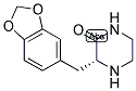 (R)-3-BENZO[1,3]DIOXOL-5-YLMETHYL-PIPERAZIN-2-ONE Struktur