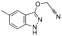 2-(5-METHYL-1H-INDAZOL-3-YLOXY)ACETONITRILE Struktur