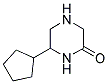 6-CYCLOPENTYL-PIPERAZIN-2-ONE Struktur