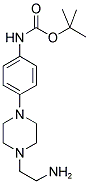 [4-[4-(2-AMINO-ETHYL)-PIPERAZIN-1-YL]-PHENYL]-CARBAMIC ACID TERT-BUTYL ESTER Struktur