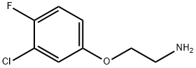 2-(3-CHLORO-4-FLUOROPHENOXY)ETHYLAMINE Struktur