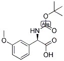 (R)-TERT-BUTOXYCARBONYLAMINO-(3-METHOXY-PHENYL)-ACETIC ACID Struktur