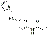 2-METHYL-N-(4-((THIEN-2-YLMETHYL)AMINO)PHENYL)PROPANAMIDE Struktur