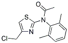 N-[4-(CHLOROMETHYL)-1,3-THIAZOL-2-YL]-N-(2,6-DIMETHYLPHENYL)ACETAMIDE Struktur