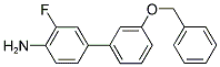 3'-BENZYLOXY-3-FLUORO-BIPHENYL-4-YLAMINE Struktur