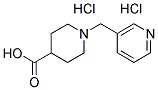 1-(PYRIDIN-3-YLMETHYL)PIPERIDINE-4-CARBOXYLIC ACID DIHYDROCHLORIDE Struktur