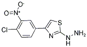 [4-(4-CHLORO-3-NITRO-PHENYL)-THIAZOL-2-YL]-HYDRAZINE Struktur