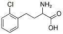 2-AMINO-4-(2-CHLORO-PHENYL)-BUTYRIC ACID Struktur