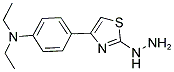 DIETHYL-[4-(2-HYDRAZINO-THIAZOL-4-YL)-PHENYL]-AMINE Struktur