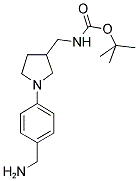 [1-(4-AMINOMETHYL-PHENYL)-PYRROLIDIN-3-YLMETHYL]-CARBAMIC ACID TERT-BUTYL ESTER Struktur