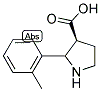 (3S)-2-(2-METHYLPHENYL)-3-PYRROLIDINECARBOXYLIC ACID Struktur