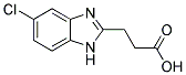 3-(5-CHLORO-1H-BENZOIMIDAZOL-2-YL)-PROPIONIC ACID Struktur