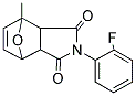 4-(2-FLUOROPHENYL)-1-METHYL-10-OXA-4-AZATRICYCLO[5.2.1.0~2,6~]DEC-8-ENE-3,5-DIONE Struktur