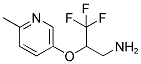 3,3,3-TRIFLUORO-2-(6-METHYL-PYRIDIN-3-YLOXY)-PROPYLAMINE Struktur