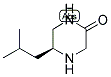 (S)-5-ISOBUTYL-PIPERAZIN-2-ONE Struktur