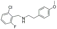 N-(2-CHLORO-6-FLUOROBENZYL)-2-(4-METHOXYPHENYL)ETHANAMINE Struktur