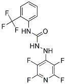 2-(2,3,5,6-TETRAFLUOROPYRIDIN-4-YL)-N-[2-(TRIFLUOROMETHYL)PHENYL]HYDRAZINECARBOXAMIDE Struktur